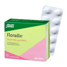 FLORADIX Żelazo 100 mg tabletki powlekane forte, 100 szt