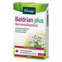 KNEIPP Valerian plus nerve vitamins dragées, 40 szt