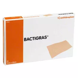 BACTIGRAS antyseptyczna gaza parafinowa 15x20 cm, 10 szt