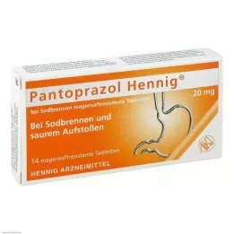 Pantoprazole Hennig b.Zgaga 20 mg tabletki dojelitowe, 14 szt