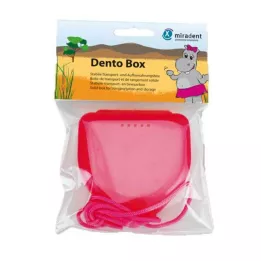 MIRADENT Dento Box I różowe pudełko na aparat ortodontyczny, 1 szt