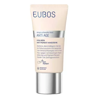 Eubos Anti-Age Hialuronowy krem do rąk przeciw pigmentacji LSF 15, 50 ml Eubos Anti-Age Hialuronowy krem do rąk przeciw pigmentacji LSF 15, 50 ml