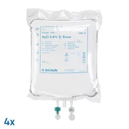 KOCHSALZLÖSUNG 0,9% roztwór płuczący B.Braun Ecob.Click, 4X3000 ml