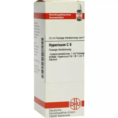 HYPERICUM C 6 Rozcieńczenie, 20 ml
