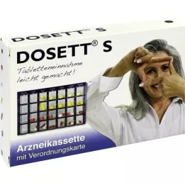 DOSETT Kaseta medyczna S niebieska, 1 szt