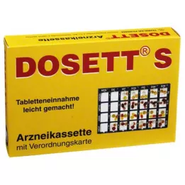 DOSETT Kaseta medyczna S niebieska, 1 szt