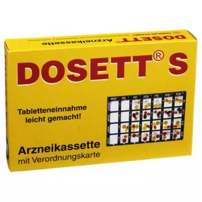 DOSETT Kaseta medyczna S niebieska, 1 szt
