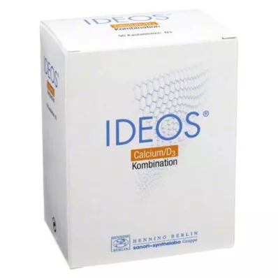 IDEOS 500 mg/400 j.m. Tabletki do żucia, 90 szt
