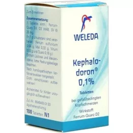 KEPHALODORON Tabletki 0,1%, 100 szt