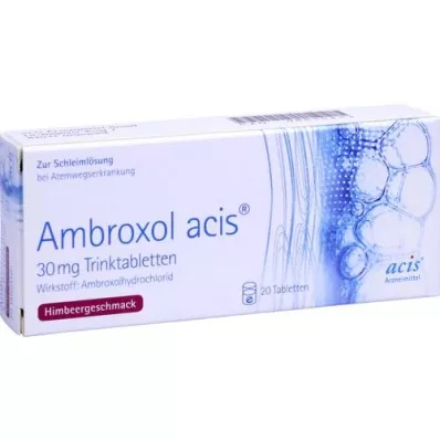AMBROXOL acis 30 mg tabletki do picia, 20 szt