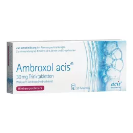 AMBROXOL acis 30 mg tabletki do picia, 20 szt