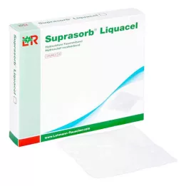 SUPRASORB Liquacel hydroakt.Faserverb.15x15 cm, 4 szt