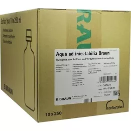 AQUA AD injectabilia Ecoflac Plus roztwór do infuzji, 10 x 250 ml