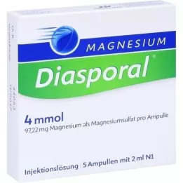 MAGNESIUM DIASPORAL Ampułki 4 mmol, 5 x 2 ml