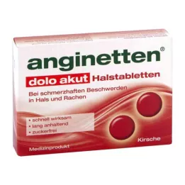 ANGINETTEN pastylki dolo acute na gardło, 24 szt