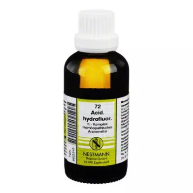 ACIDUM HYDROFLUORICUM K Complex No.72 Rozcieńczenie, 50 ml ACIDUM HYDROFLUORICUM K Complex No.72 Rozcieńczenie, 50 ml