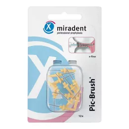 PIC BRUSH Interdental b.replacement b.1.8 mm yellow, 12 szt
