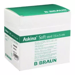 ASKINA Miękki opatrunek na ranę 5x7,5 cm sterylny, 50 szt