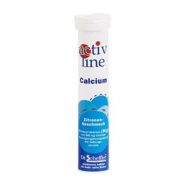 ACTIVLINE Tabletki musujące Calcium lemon, 20 szt
