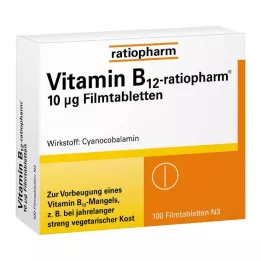 VITAMIN B12-RATIOPHARM Tabletki powlekane 10 μg, 100 szt