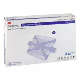TEGADERM Obramowanie z pianki silikonowej FK 10x10 cm, 10 szt