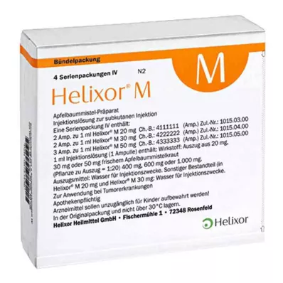 Ampułki Helixor M series Pack IV (4x7 sztuk)