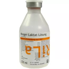 Plastikowy roztwór mleczanu Ringera, 250 ml