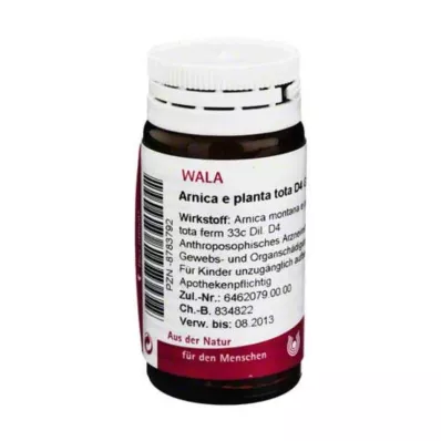 Arnica E Planta tota D 4 globulki, 20 g Arnica E Planta tota D 4 globulki, 20 g