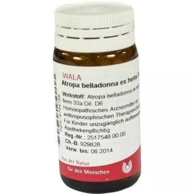 ATROPA belladonna ex Herba D 6 kulek, 20 g