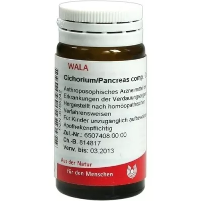 CICHORIUM PANCREAS comp.globules, 20 g