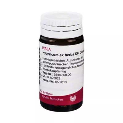 Hypericum ex Herba D 6 globulek, 20 g Hypericum ex Herba D 6 globulek, 20 g