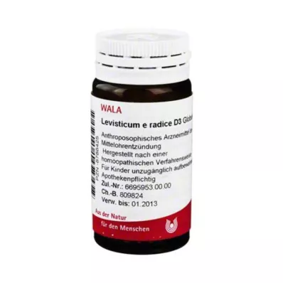 LEVISTICUM E radice D 3 globulki, 20 g