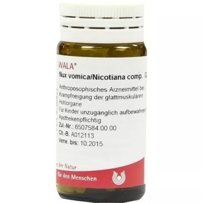 NUX VOMICA/NICOTIANA comp.globules, 20 g