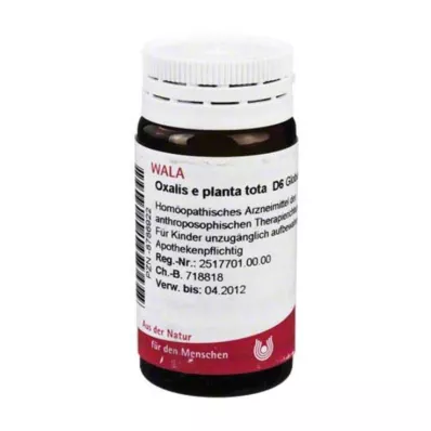 Oxalis E Planta Tota D 6 globulek, 20 g Oxalis E Planta Tota D 6 globulek, 20 g