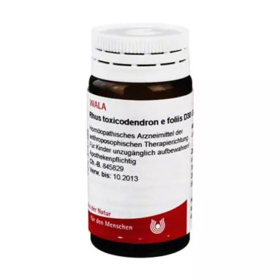 Rhus toksykodendron E folis D 30 globulek, 20 g Rhus toksykodendron E folis D 30 globulek, 20 g