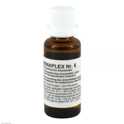 REGENAPLEX Krople nr 6, 30 ml REGENAPLEX Krople nr 6, 30 ml