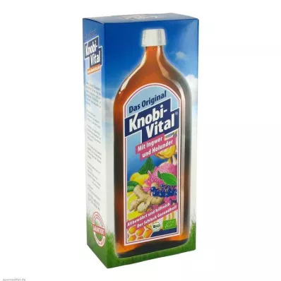 Knobivital z imbirem i czarnym bzem organiczny, 960 ml Knobivital z imbirem i czarnym bzem organiczny, 960 ml