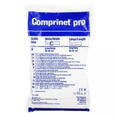COMPRINET pończochy pro top długie rozmiar 6 białe, 2 szt