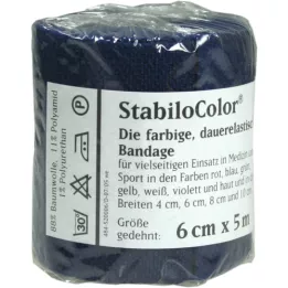 BORT StabiloColor bandaż 6 cm niebieski, 1 szt