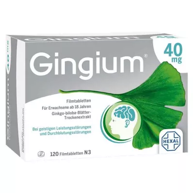 GINGIUM Tabletki powlekane 40 mg, 120 szt