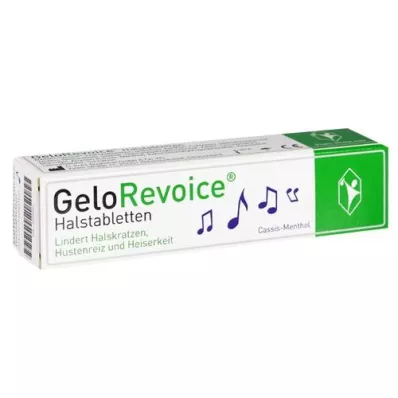 GELOREVOICE Pastylki do ssania na gardło Cassis-Menthol Lut.-Tab., 20 szt