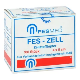 ZELLSTOFFTUPFER FES ZELL 4x5 cm mocno bielone, 100 szt