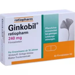 GINKOBIL-ratiopharm 240 mg tabletki powlekane, 60 szt