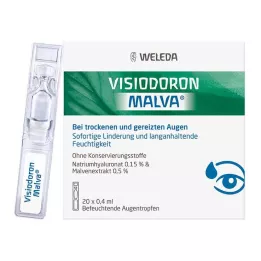 VISIODORON Krople do oczu Malva w pipecie jednodawkowej, 20 x 0,4 ml