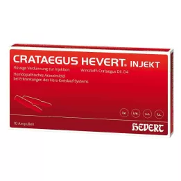 CRATAEGUS HEVERT ampułki do wstrzykiwań, 10 szt