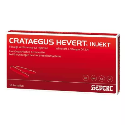 CRATAEGUS HEVERT ampułki do wstrzykiwań, 10 szt