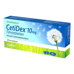 CETIDEX Tabletki powlekane 10 mg, 20 szt
