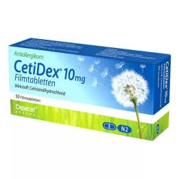 CETIDEX Tabletki powlekane 10 mg, 50 szt