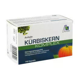 KÜRBISKERN KOMPLEX Kapsułki, 140 szt