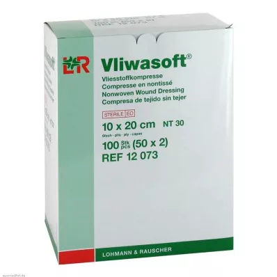Kompresy polarowe Vliwasoft 10x20cm 6-warstwowe sterylne, 50x2 sztuki Kompresy polarowe Vliwasoft 10x20cm 6-warstwowe sterylne, 50x2 sztuki